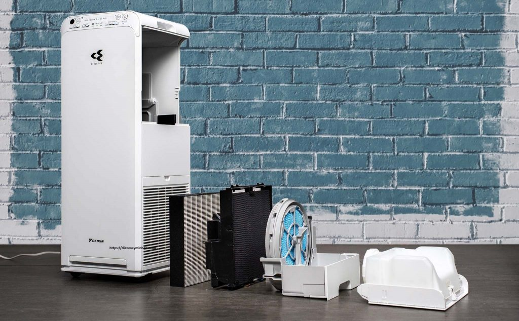 Phân loại các bộ phận bên trong máy lọc không khí. 