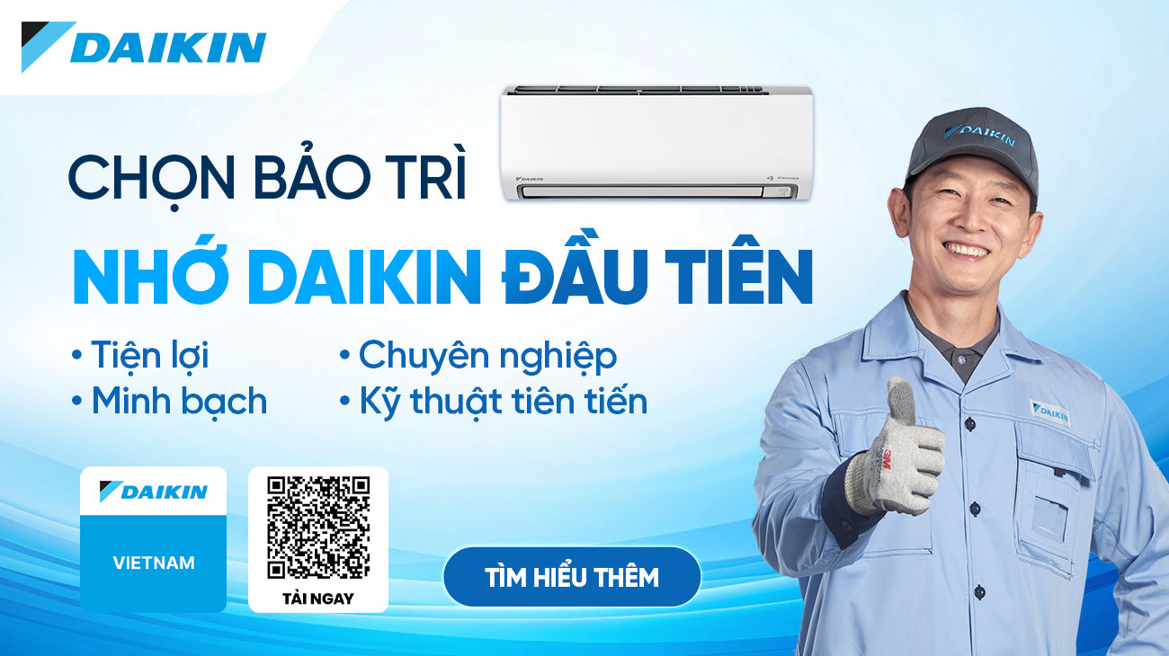 Daikin Vietnam chính thức ra mắt ứng dụng đặt dịch vụ bảo trì máy điều hòa
